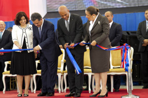 Martelly et Fernandez inaugurent le campus universitaire Henry Christophe de Limonade