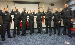 North Miami Police Badge Pinning & Swearing-In Ceremony ; Three Haitians Among the New Officers