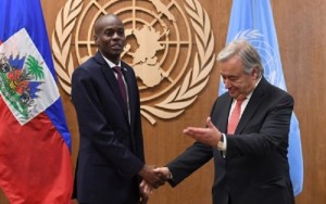 Jovenel Moïse demande l’aide de l’ONU