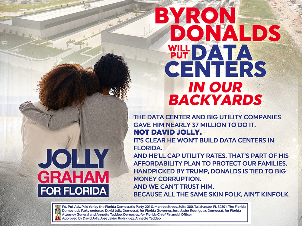Enter David Jolly for Florida Governor – Paid Political Advertisement.